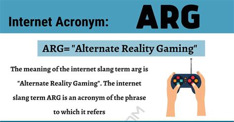 ARG Meaning: What Does "ARG" Stand for? • 7ESL