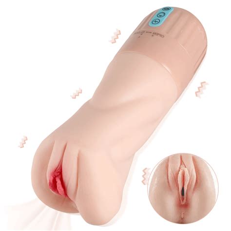 Jack Sucking Vibrating Realistic Male Masturbator Pocket Pussy