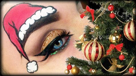 Funny Christmas Makeup Tutorial - Trucco Natale - YouTube