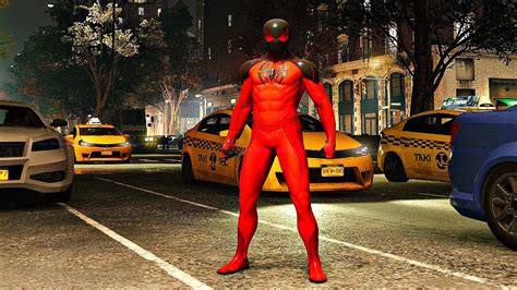 Spider Man Ps4 Scarlet Spider 2 Suit Gameplay The Heist Dlc Youtube