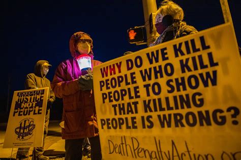 Manifestation Contre La Peine De Mort à Bloomington États Unis 12