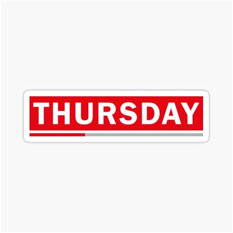 Happy Thursday Stickers Redbubble