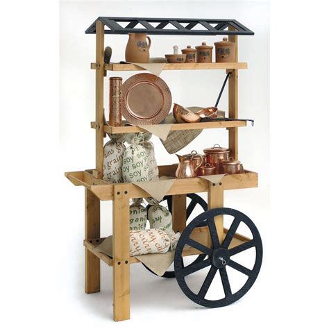 Wooden Display Carts