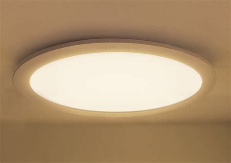 18W LED Round Recessed Ceiling Panel Light Ultra Slim Warm White 3500K