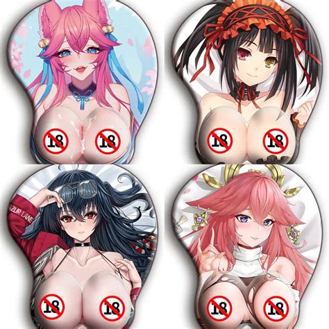 Hentai Anime Sexy Naked Girl 3D Pezones Big Boobs Gaming Mouse Pad