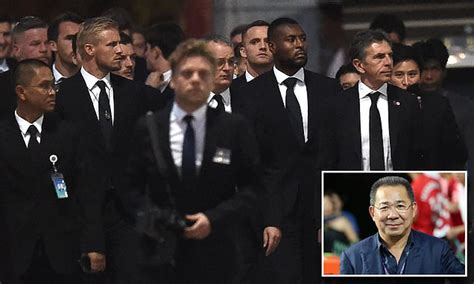 Sombre Leicester Players Arrive In Thailand For Funeral Of Club Owner