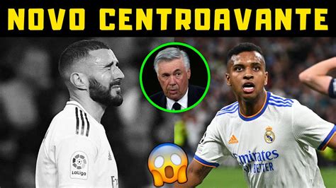 RODRYGO NOVO CENTROAVANTE SEGUNDO ANCELOTTI TROCOU DE POSIÇÃO E SERÁ