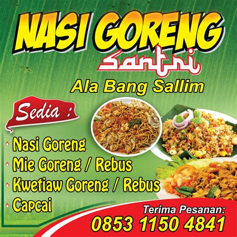 Contoh Banner Nasi Goreng Spesial - Agen87