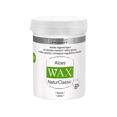 PILOMAX Aloes WAX NaturClassic maska regenerująca do włosów cienkich