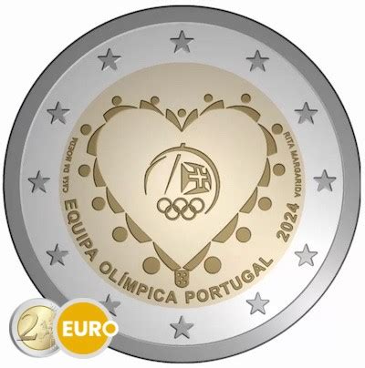 Moneda de 2 euro Portugal 2024 Juegos Olímpicos UNC