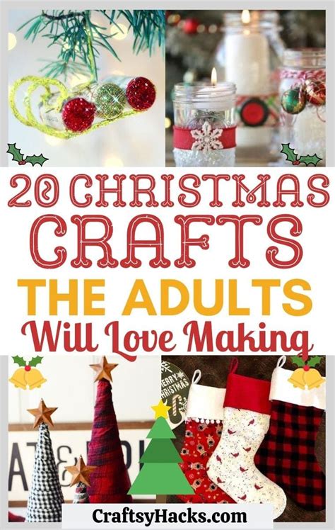 20 Easy Christmas Crafts For Adults Easy Christmas Diy Christmas