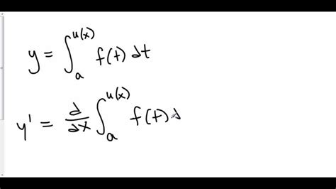 Fundamental Theorem Of Calculus And Chain Rule Youtube