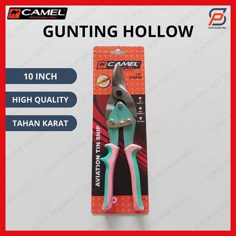 Jual Camel Gunting Hollow Holo 10 Inch Gunting Baja Ringan Seng