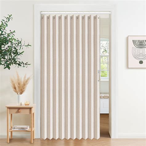 Amazon.com: Vatge Accordion Style Door Curtains for Doorways - Laundry