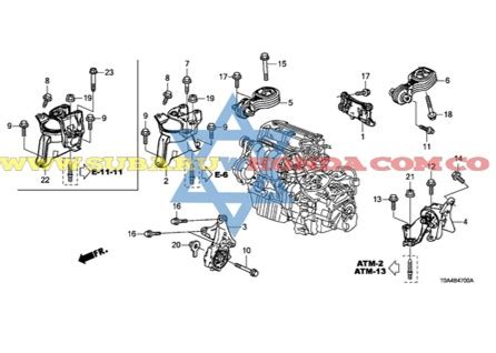 Soporte Motor Frontal Honda Crv Tachicar