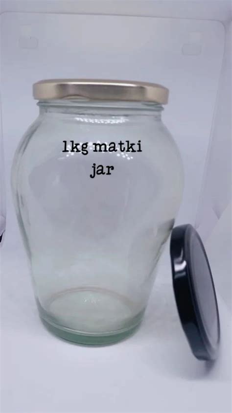 Matki Ghee Glass Jar 350 500 And 1000 Ml For Dry Fruits Storage At Rs