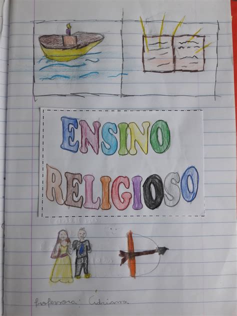 Ensino Religioso Em Sala De Aula Capa De Caderno De Ensino Religioso Images