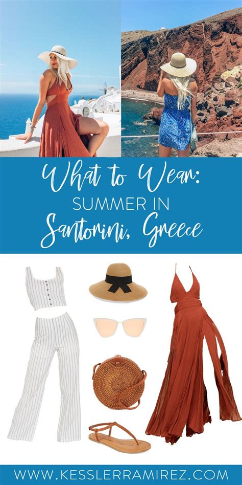 Stylish Summer Outfits For Santorini Greece