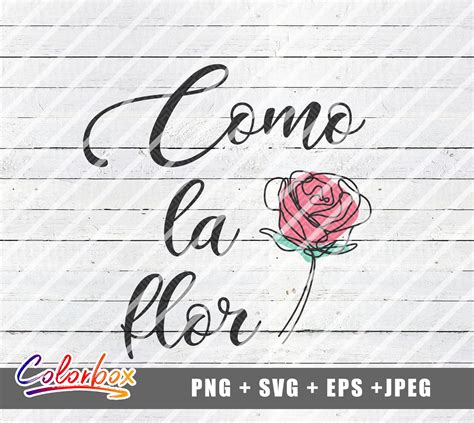 Selena Quintanilla Como La Flor Svg Selena Svg Como La Flor Etsy