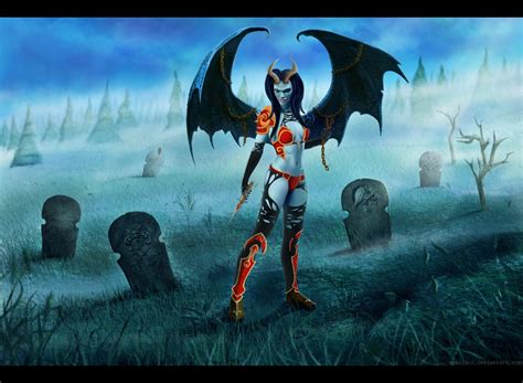 Dota 2 Wallpapers: Dota 2 Art - Queen of pain (by SokolAce)