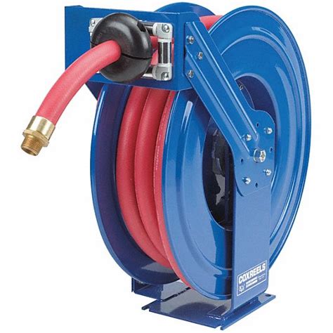 Coxreels Spring Return Hose Reel 35 Ft 1 In Id 1 In Mnpt 300 Psi