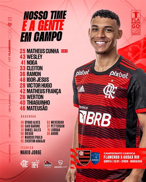 Ao Vivo Flamengo X Audax Carioca 2023 Acompanhe Todos Os Lances