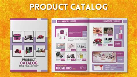 Design Modern Digital Online Product Catalog Sell Sheet Lookbook