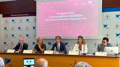 Inauguració del curs acadèmic 2023 24 del Campus Universitari d