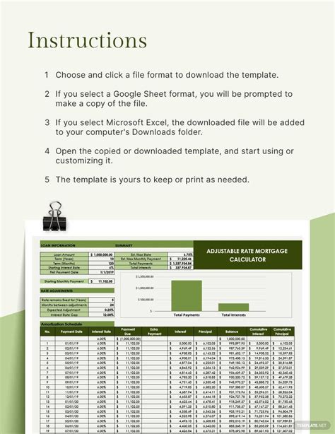 ARM (Adjustable Rate Mortgage) Calculator - Google Sheets, Excel ...