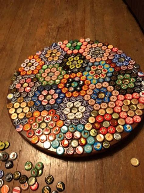 Pin By Shirin Karimjee On ECE Bottle Cap Table Diy Bottle Cap Crafts