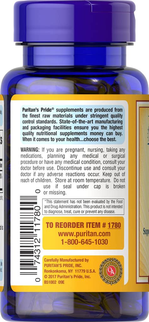 Puritans Pride Vitamin E 450mg 100 Softgels Usa Direct Bd