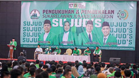 Ribuan Relawan Siap Menangkan PPP Di Bogor Mardiono Target 3 5 Juta