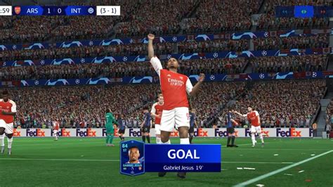 Arsenal Vs Inter Milan Uefa Champions League Fc Gaming Arsenal To