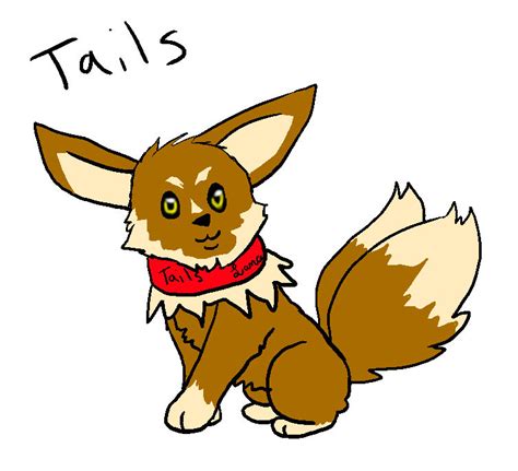 Tails The Eevee By Vampiresessh On Deviantart