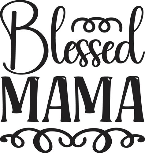 Blessed Mama Design 30205137 Vector Art At Vecteezy