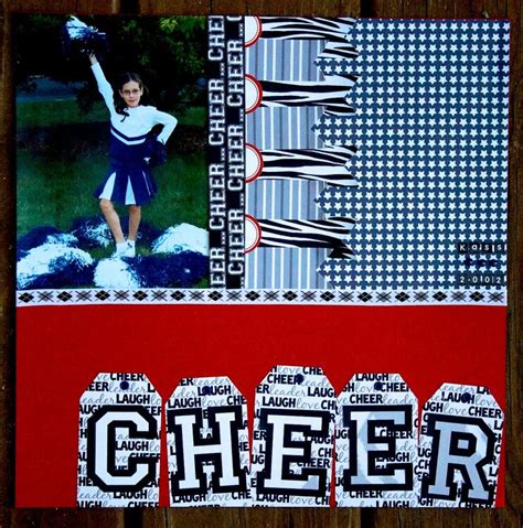Cheer Scrappin Sports And More Project Idea