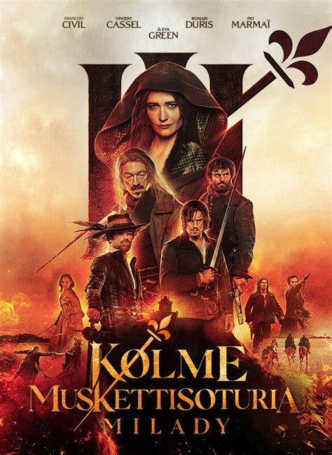 Kolme Muskettisoturia Milady Nordisk Film Finland