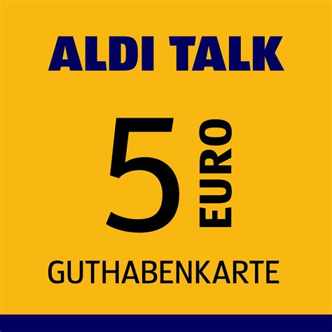 ALDI TALK Guthabenkarte 5 ALDI SÜD