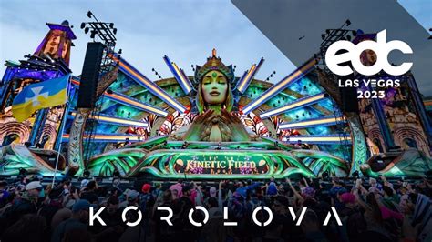 KOROLOVA Live EDC Las Vegas 2023 KineticFIELD Live Dj Set Video