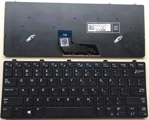 Replacement Us Keyboard For Dell Latitude Laptop No