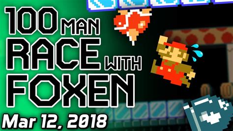 Simpleflips Super Mario Maker Man Races W Foxen Mar