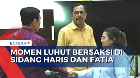 Momen Momen Panas Di Sidang Pencemaran Nama Baik Luhut YouTube