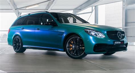 Aquamarine Power Mercedes Amg E S Estate Tuned Up By Fostla