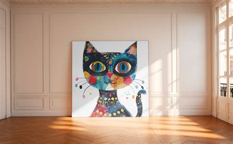 Cat Art Print Cat Print Cat Wall Art Cat Wall Decor Cat Wall