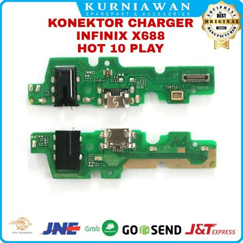 Infinix Hot Play Charger Connector X Pcb Board Usb Mic Case Board