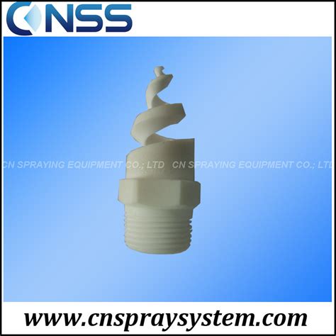 Ptfe Spiral Nozzle With Full Cone Spraying For Dust Suppression China