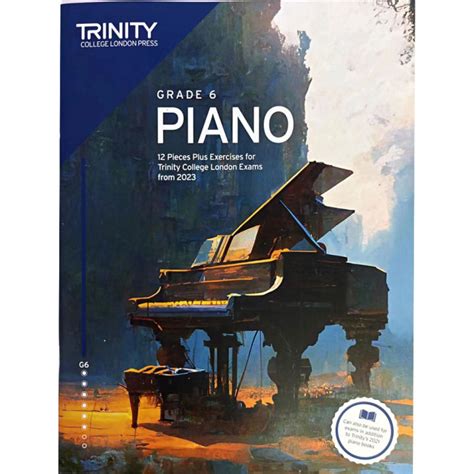 Trinity Piano Exams Pieces Plus Exercises From 2023 Grade 6 Lazada