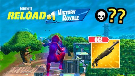 Og Fortnite Reload High Kill Squad K Gameplay Keyboard Mouse