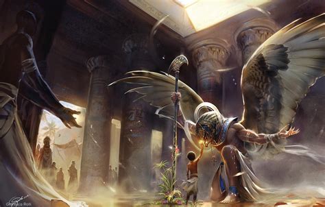 Egyptian Goddess Isis Wallpaper