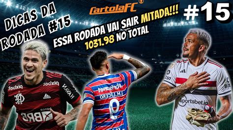 LIVE DICAS DA RODADA 15 CARTOLA FC 2024 BORA FAZER UM TIME FORTE PRA